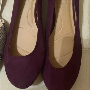 Wine Flats Never worn